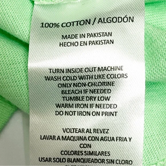 Guy Harvey’s Resort Women’s Aqua Green Parrot T Shirt Size XL - Picture 6 of 6